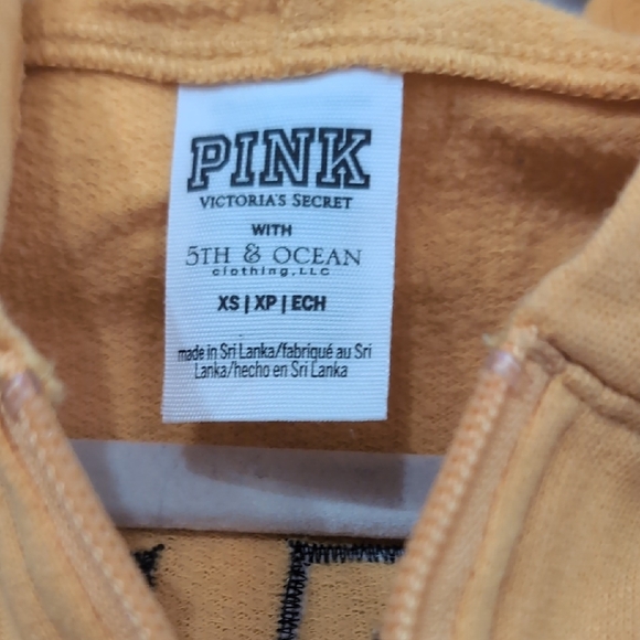 PINK Victoria's Secret Mustard Yellow Hoodie - Picture 2 of 14